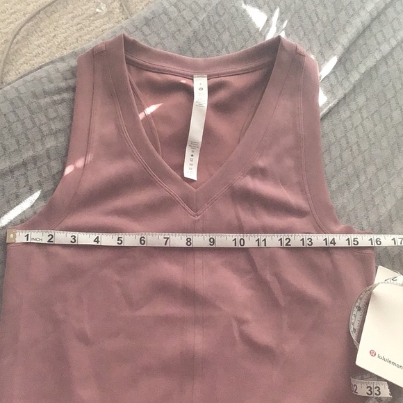 🍋 Lululemon Ease of it All V-Neck Dress size 6 spiced chai - Picture 5 of 5